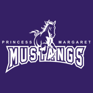 Mustangs Youth Unisex T-Shirt (Purple) Design