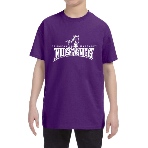 Mustangs Youth Unisex T-Shirt (Purple) Thumbnail